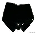RACETECH Front Number Plate HVA CR125/250 06-13 / TC250 05-13 / TC/SMRR450/510 05-10 BLACK