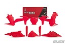 RACETECH Plastic Kit  DUCATI RED SX125-150-250 19-22 / SXF250/350/450 19-22 / SXF450 FACTORY EDITION 18-22 / XC-F 250-350-450 19-22 / XC 250-300 19-22
- Front fender Red
- Rear fender Red
- Front Number Plate Red
- Radiator Scoops Red
- Side Panels Red
- Airbox Cover (only left) Red
- Fork Guards Red
