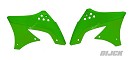 RACETECH Radiator Scoops KXF250 09-12 FLUOR GREEN