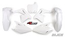 RACETECH Plastic kit RMZ450 08-17 WHITE
- Front Fender White
- Rear Fender White
- Side Panels White
- Radiator Scoops White
- Front Numberplate White
