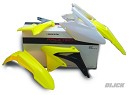 RACETECH Plastic Kit RMZ250 07-09 OEM
- Front Numberplate White
- Front Fender Yellow
- Rear Fender Yellow
- Radiator Scoops Yellow/Black
- Side Panels White