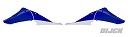 RACETECH Radiator Scoops Upper YZF450 10-13 BLUE/WHITE