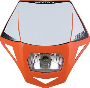 Verlichting > RACETECH Headlight \'Genesis\' ORANGE - Van Dijck Verlichting > RACETECH Headlight \'Genesis\' ORANGE - Van Dijck