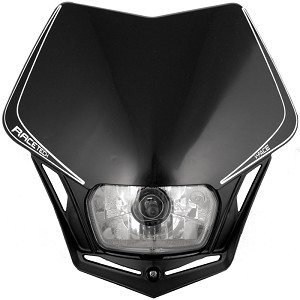 Verlichting > RACETECH Headlight \'V-Face\' BLACK - Van Dijck Verlichting > RACETECH Headlight \'V-Face\' BLACK - Van Dijck