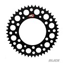 RENTHAL Rear Grooved Sprocket Aluminium CR125/250 92-08 / CRF250/450 04-24 51T BLACK