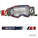 SCOTT FURY WFS GOGGLE RED/BLUE - CLEAR WORK LENS