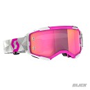 SCOTT Goggle Fury Pink/White Pink Chrome Lens
