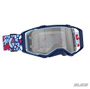 SCOTT Goggle Prospect ETHIKA BLUE/RED - Silver Chrome Lens