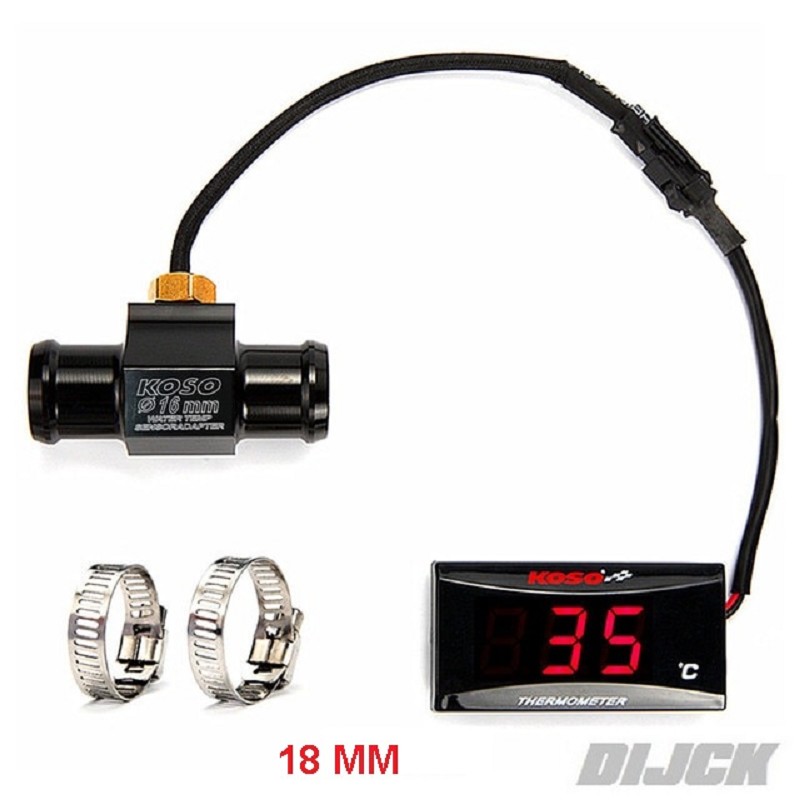 TrailTech Parts > KOSO Engine Temperature Meter 18mm - Van Dijck MX