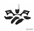 UFO Plastic Kit CRF110 19-26 BLACK
- Front Fender Black
- Rear Fender Black
- Radiator Scoops Black
- Front Number Plate Black
- Side Panles Black