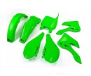 UFO Plastic Kit KX125/250 99-02 GREEN