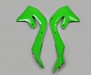 UFO Radiator Scoops KXF250 21-24 / KXF450 19-23 GREEN