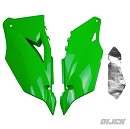 UFO Radiator Scoops KXF250 21-24 / KXF450 19-23 GREEN