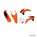 UFO Plastic Kit KTM SX85 13-17 ORANGE
- Radiateur Platen Oranje
- Voornummerbord Wit
- Voorspatbord Oranje
- Achterspatbord Oranje