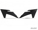 UFO Radiator Scoops SX/SXF 23-24 / EXC/EXC-F 24-25 BLACK