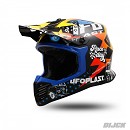 UFO KIDS Helmet Korey Yellow & Blue Kids L
