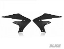 RACETECH Radiator Scoops LOWER YZF250 19-23 / 450 18-22 BLACK