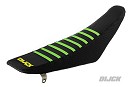 DIJCK Gripper Seatcover Black + Green Ribs KXF250 04-20 / KXF450 06-19