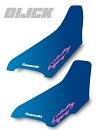 Seatcover KX125/250 90-91 Blue / Pink OEM 1991