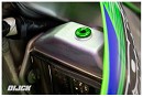 WORKS CONNECTION Radiator Plug CRF250/450 13-26 / KXF250/450 17-26 GREEN