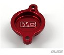 WORKS CONNECTION Oilfilter Cover CRF450 17-26 RED
