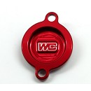 WORKS CONNECTION Oilfilter Cover GASGAS MCF/ECF 21-25 RED
