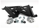 WORKS CONNECTION Radiator Brace CRF250 22-24 / CRF450 21-24 BLACK