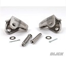 WORKS CONNECTION Offset Foot Peg CRF250 16-24 / CRF450 16-24 TITANIUM