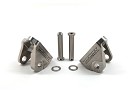 WORKS CONNECTION Offset Foot Peg Mounting Bracket YZF250 24-26 / YZF450 23-26 TITANIUM