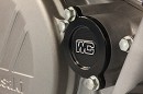 WORKS CONNECTION Oilfilter Cover KXF450 16-25 BLACK