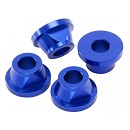 SCAR Aluminium Rubber Killer Cone Set Yamaha YZF250/45014-26 / FANTIC XXF250/450 21-26 4pcs BLUE